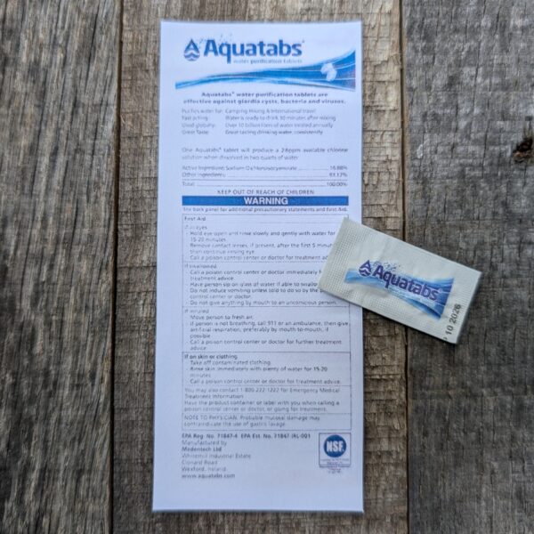 Aquatabs Water Purification Tablets (x2) - Image 2