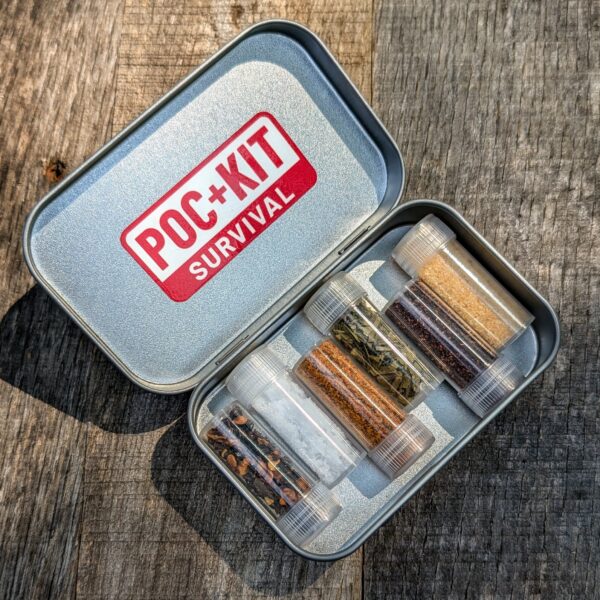 Pocket spice tin