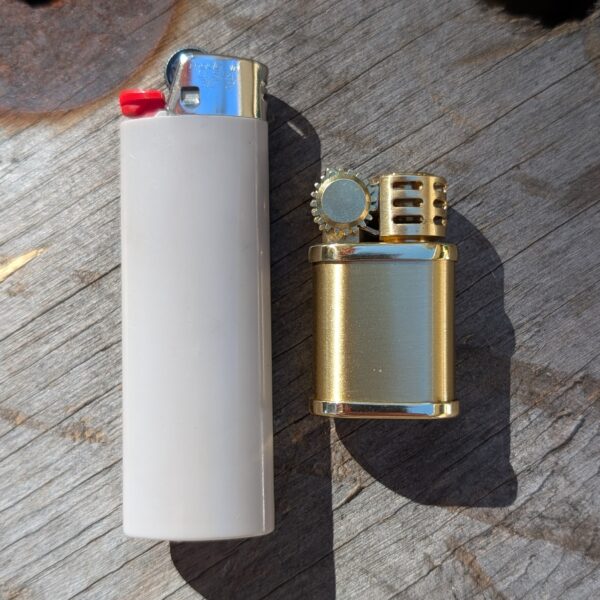 Zorro 588 Mini Punk Brass Lighter - Image 3
