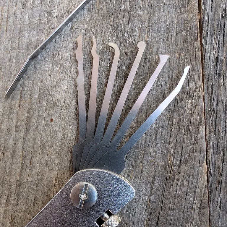 Folding Lock Pick Set PLUS (20 Picks)